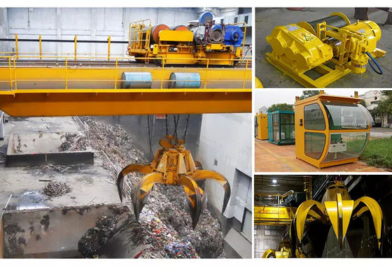 Hydraulic Remote Control Clamshell Grab Bucket For Waste Metals
