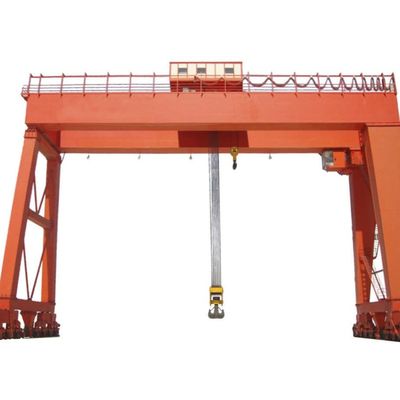 Double girder gantry crane with European style wire rope hoist