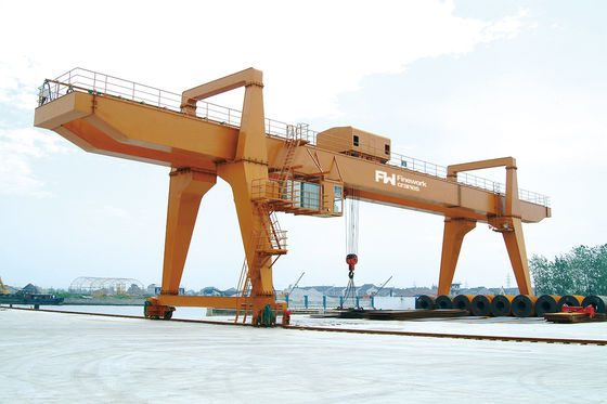 10T Double girder gantry crane with European hoist 10T