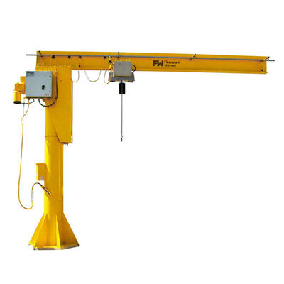 Light Type 2T Freestanding Jib Cranes for Workshop