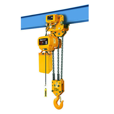 Wireless Control Mobile Trolley 10t Electric Chain Block