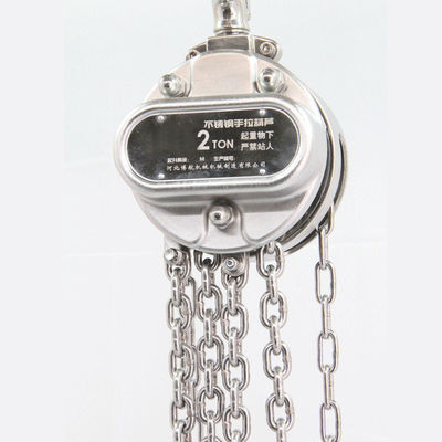Small Hand Pulling Stainless Steel 15t  Manual Chain Hoist