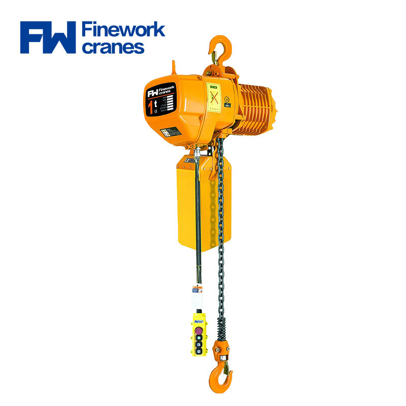Manufacturing hoisting trolley 250kg 2 ton electric chain hoist
