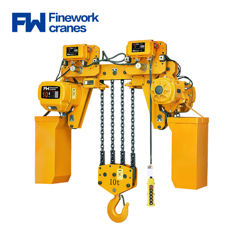 Manufacturing hoisting trolley 250kg 2 ton electric chain hoist