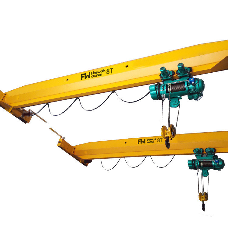 30m Lifting 18t Single Girder Overhead Crane Pendant Control