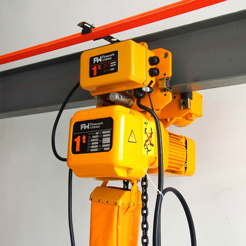 Trolley Type 250kg 2 Ton Electric Chain Block Hoist