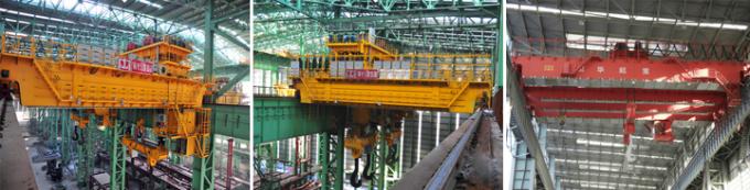 Сверхмощный двойной прогон металлургическое 5t~320t мостовой кран отливки плавильни 30 тонн надземный