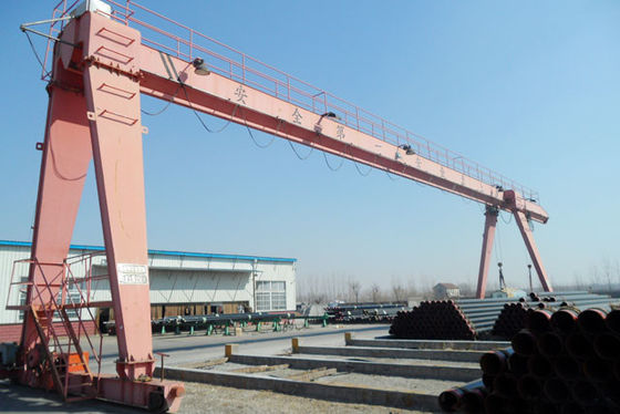 Span 12m- 30m Single Beam Gantry Crane 25 Ton Gantry Crane For Concrete Factory