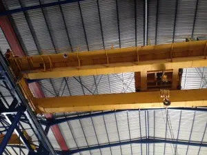Double Beam 5t Overhead Crane Garage Overhead Crane Ground / Cabin Controlling