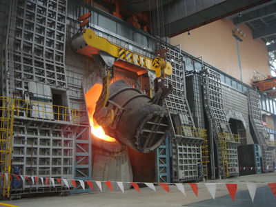 Silent 50 Ton Overhead Steel Plant Crane High Efficiency 10m~20m Lifting Height