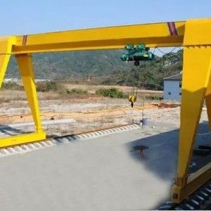 ISO workshop Electric Single Girder Gantry Crane Box Type 3m~35m Span
