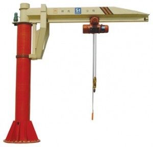 250kgs To 5 Ton Electric Jib Crane Workshop Lifting Crane  Remote Control