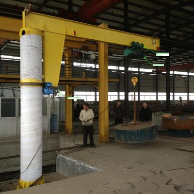 3000kg Base Mounted Jib Crane For Workshop Petrochemicals Railways