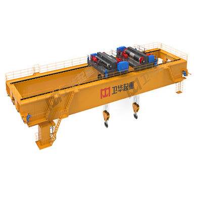 A5 A6 A7 New Chinese Style Double Beam Bridge Crane​ With Trolley Hook 12 Ton