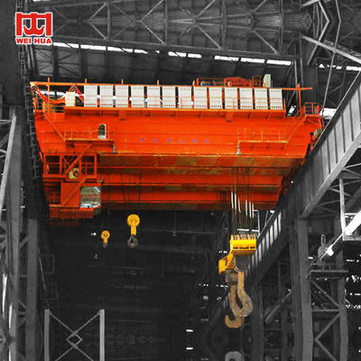 Foundry Casting 50 Ton Bridge Crane Double Girder Metallurgical 5t~320t