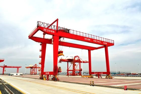 RMG Rail Mounted Gantry Crane For Container Lifting