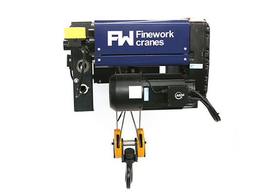 FEM/DIN Standards 5ton Electric Wire Rope Hoist With Trolley
