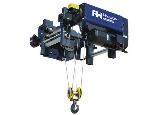 FEM/DIN Standards 5ton Electric Wire Rope Hoist With Trolley
