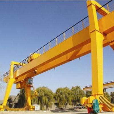 Large industrial double beam gantry crane
