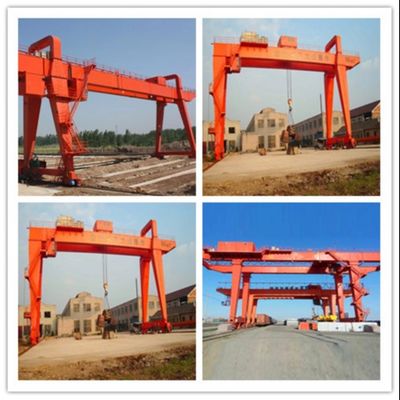 MG Double Girder Gantry Crane With Electric Wire Rope Hoist
