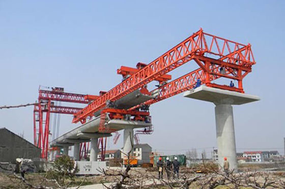 250 ton Double Truss Type Concrete Bridge Beam Launcher