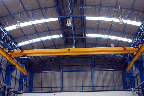 Span 31.5m Stockyard 5T Single Girder Bridge Crane With Hoist