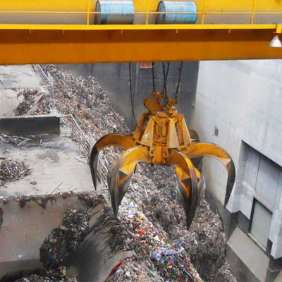 Waste Industry 415V 0.8m/Min Overhead Gantry Crane