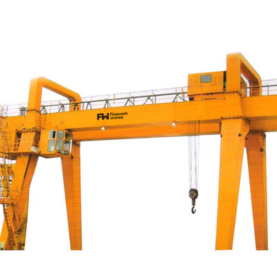 Electric 50 Ton Warehouse Mobile double girder gantry crane