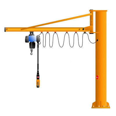 ndustrial low-noise electric hoist 5 tons 10 tons slewing boom crane