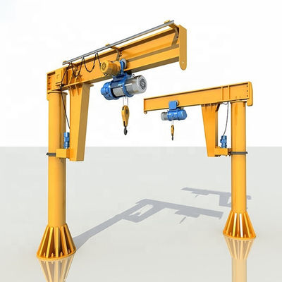 360 Degree Rotation Free Standing Jib Crane For Workshop