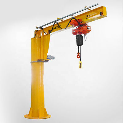 Freestanding Type 500kg Lightweight Jib Crane With Electric Hoist