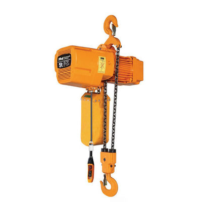 Fixed Hook Double Speed 6.8m/Min 1 Ton Electric Chain Hoist