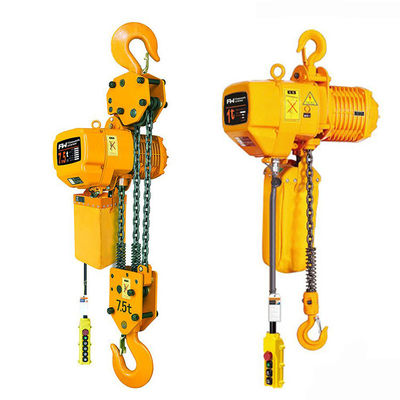 Fixed Hook Double Speed 6.8m/Min 1 Ton Electric Chain Hoist