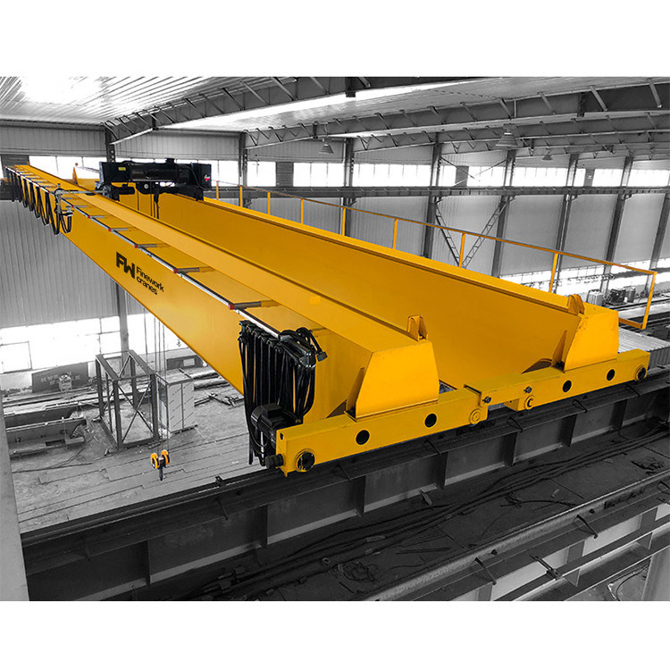 Warehouse Class A3 30t Double Beam Bridge Crane 100m Lifting