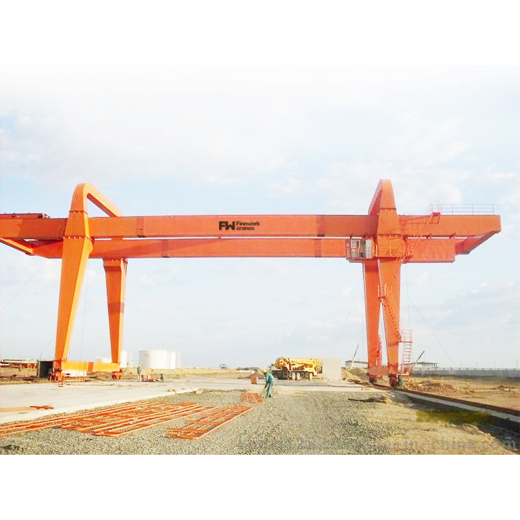 Warehouse 200ton Linear Type Double Girder Gantry Crane