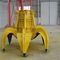 Electric Hydraulic Mutivable Double Disc Crane Grab Bucket For Material Handling