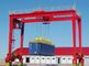 Heavy Duty 5-500t TRG Rubber Tyre Gantry Crane For Outdoor boxed shape