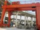 Freight Yard Q235 Q345 Double Girder Gantry Crane 100 Ton MG Type