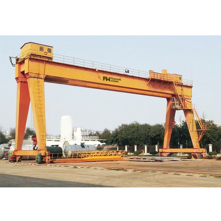 Warehouse 200ton Linear Type Double Girder Gantry Crane