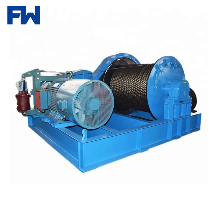 Heavy Duty Steel 650KN 10t Industrial Electric Winch For Boats