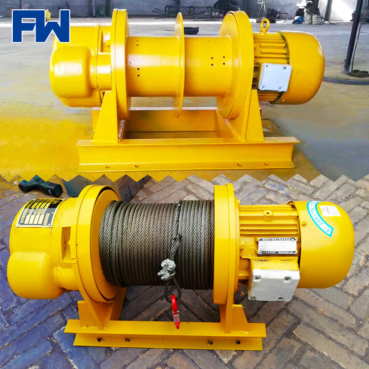 Customized 650KN Red 1 ton 2 ton 3 ton Mini Electric Winch