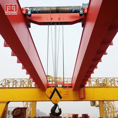 CMAA70 Standar Eropa Tipe 20 Ton Workshop Industrial Double Beam Bridge Crane