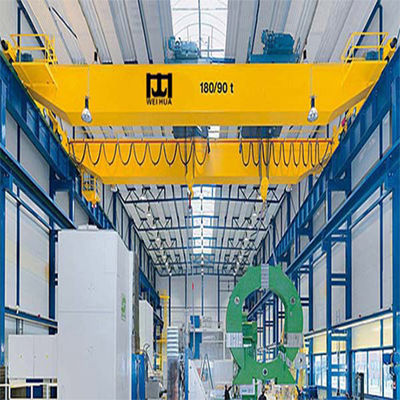30 Ton Trolley Listrik Heavy Duty Overhead Crane QD Double Beam Bridge Crane